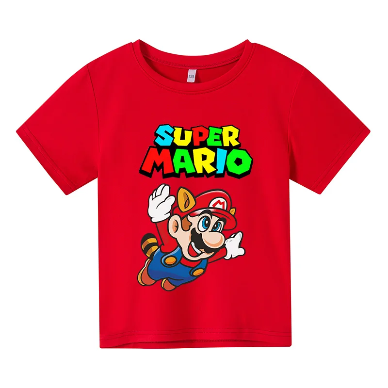 2D Super mario Cartoon Print Toddler Fashion t-shirt per bambini bambini Anime estate divertente Tees ragazzi/ragazze 4-14 Top
2D Super mario Cartoon Print Toddler Fashion t-shirt per bambini bambini Anime estate divertente Tees ragazzi/ragazze 4-14 Top