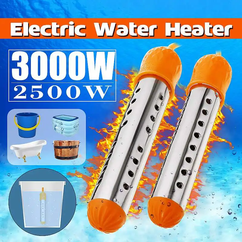 2500 - 3000W 220V Floating Electric Water Mini Heater Boiler Water Heating Portable Immersion Suspension Bathroom Swimming Pool
2500 - 3000W 220V Floating Electric Water Mini Heater Boiler Water Heating Portable Immersion Suspension Bathroom Swimming Pool