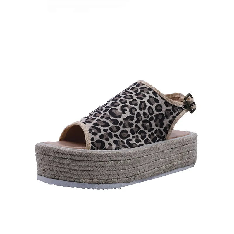 Women Sandals Flats Sandals Summer Shoes Peep Toe Leopard Print Women Platform Sandalias Mujer Size 35-43
Women Sandals Flats Sandals Summer Shoes Peep Toe Leopard Print Women Platform Sandalias Mujer Size 35-43