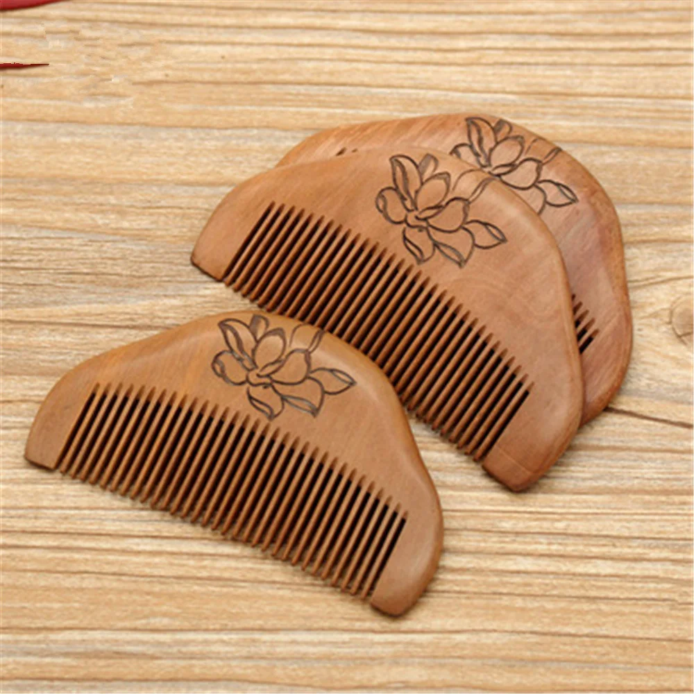 1 Pcs Natural Peach Wood Comb Close Teeth Anti-static Head Massage Beard Hair Care Wooden Tools Beauty Accessories
1 Pcs Natural Peach Wood Comb Close Teeth Anti-static Head Massage Beard Hair Care Wooden Tools Beauty Accessories