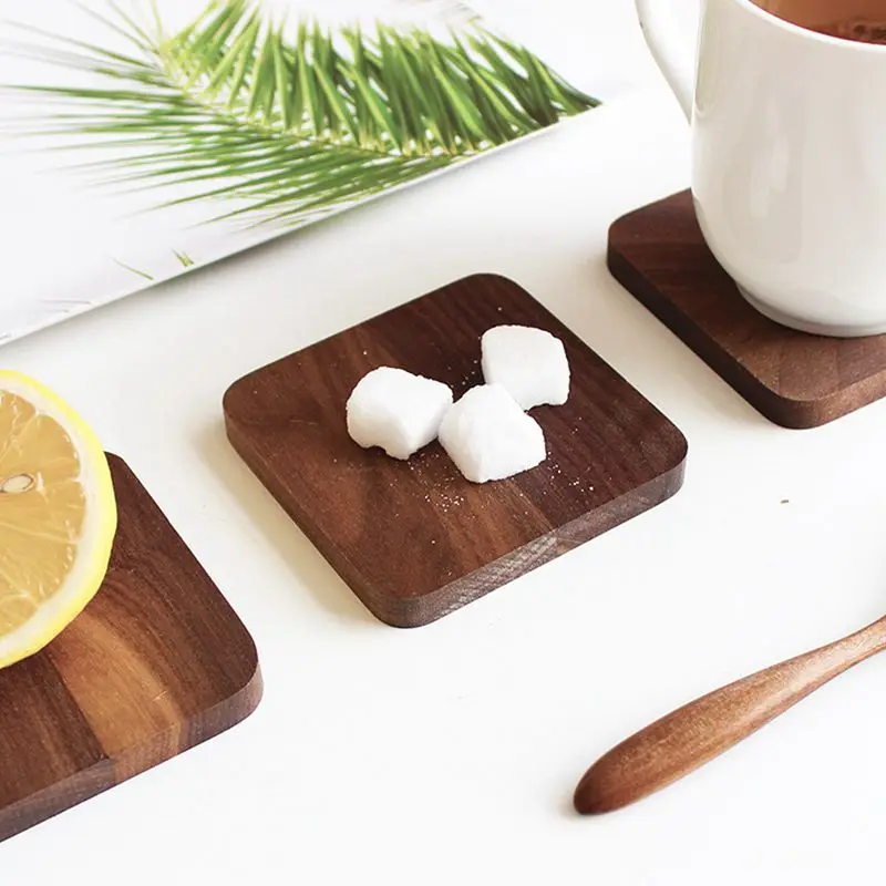 Natural Tea Coffee Cup Pad Placemats Decor Walnut Nan Wood Coasters Durable Heat Resistant Square Round Drink Mat Bowl Teapot
Natural Tea Coffee Cup Pad Placemats Decor Walnut Nan Wood Coasters Durable Heat Resistant Square Round Drink Mat Bowl Teapot