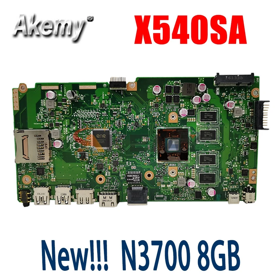 Akemy Новинка! Материнская плата X540SA для ноутбука ASUS VivoBook X540SA X540S F540S, протестированная материнская плата 100% с ОЗУ 8 Гб
Akemy Новинка! Материнская плата X540SA для ноутбука ASUS VivoBook X540SA X540S F540S, протестированная материнская плата 100% с ОЗУ 8 Гб