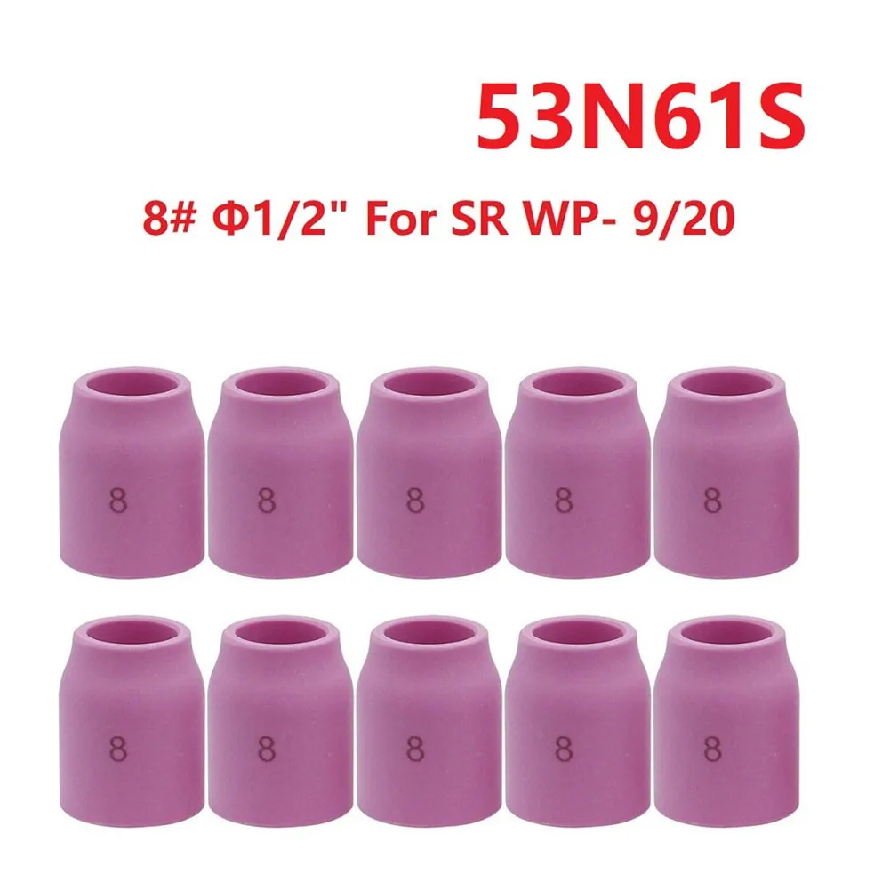 10pcs Ceramic Gas Lens Cup TIG Welding Torch WP-9/20 WP-17/18/26 Welding Torch Gu N TIG Torches Kit Nozzle Back Cap Collet Body
10pcs Ceramic Gas Lens Cup TIG Welding Torch WP-9/20 WP-17/18/26 Welding Torch Gu N TIG Torches Kit Nozzle Back Cap Collet Body