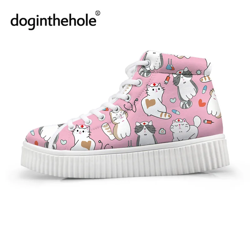 Туфли Doginthehole женские розовые на платформе, милые Мультяшные котята, повседневная обувь для медсестер, медицинская обувь с увеличением кабл...
Туфли Doginthehole женские розовые на платформе, милые Мультяшные котята, повседневная обувь для медсестер, медицинская обувь с увеличением кабл...
