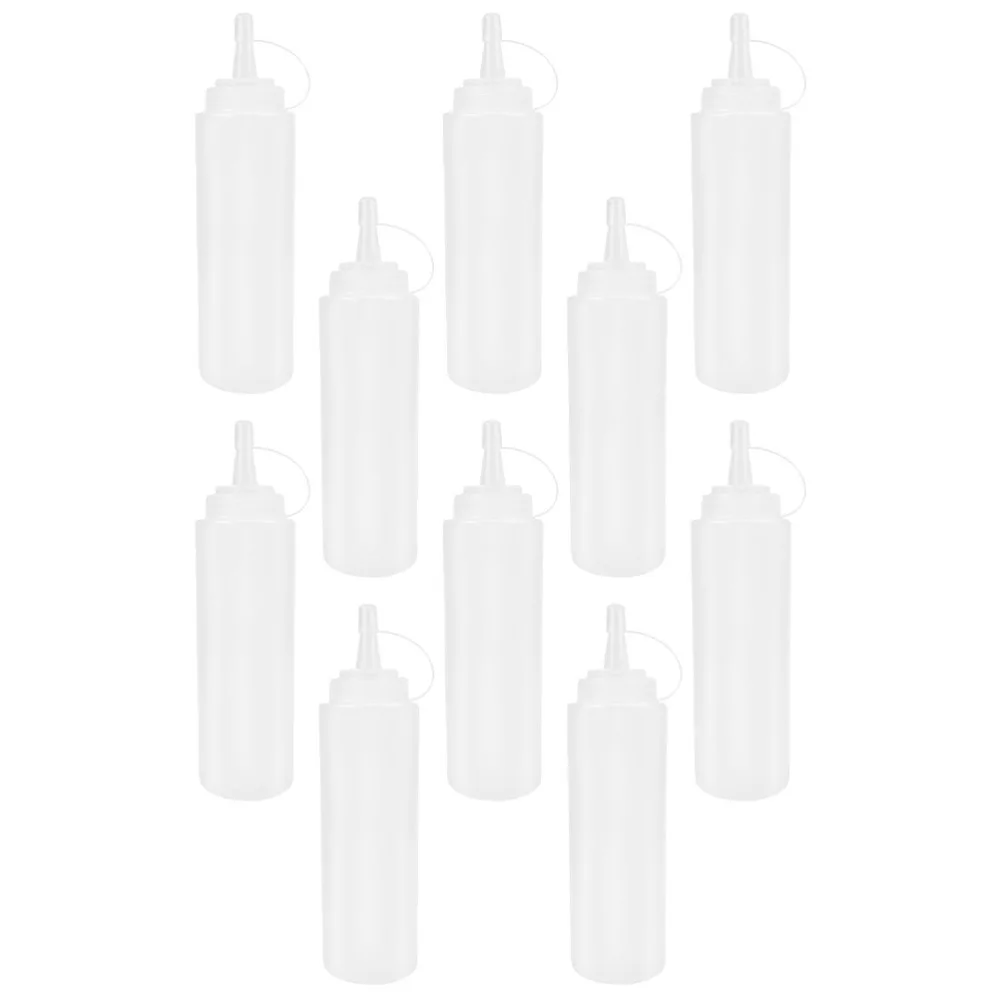 10 Pcs Squeeze Bottles Tomato Sauce Storage Bottle Sauce Bottle with Cap
10 Pcs Squeeze Bottles Tomato Sauce Storage Bottle Sauce Bottle with Cap