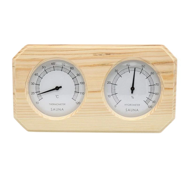 Sauna Room Thermometer Wood Hygrometer Indoors High Accuracy Thermo Hygrometer For Gyms Hotels Family Saunas
Sauna Room Thermometer Wood Hygrometer Indoors High Accuracy Thermo Hygrometer For Gyms Hotels Family Saunas