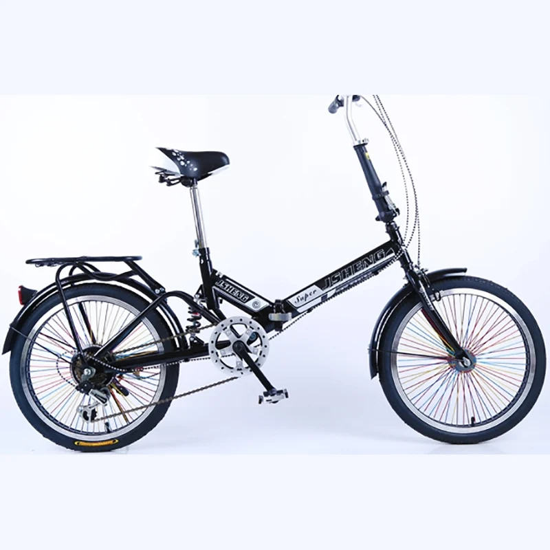 Folding Bicycle High-Quality High-Carbon Steel Frame Shock Absorption of 20-Inch Single Speed Drive
Folding Bicycle High-Quality High-Carbon Steel Frame Shock Absorption of 20-Inch Single Speed Drive