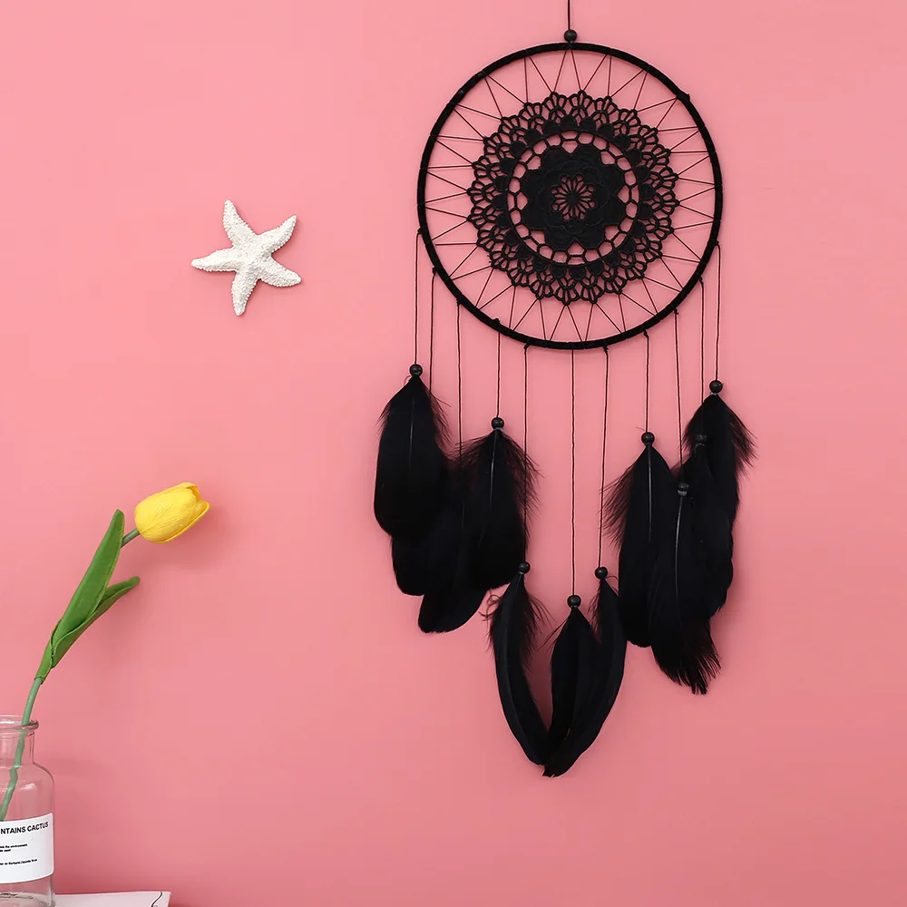 Goose feather large floating lace Dreamcatcher simple Dreamcatcher hanging decoration bedroom living room ornaments wall decorat
Goose feather large floating lace Dreamcatcher simple Dreamcatcher hanging decoration bedroom living room ornaments wall decorat