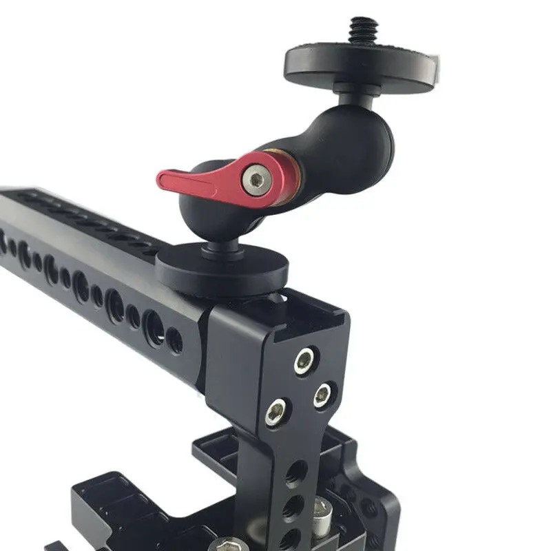 Durable Aluminum Alloy Double Ball Head Shoe Mount with 1/4 inch Tripod Screw For On Camera Monitor
Durable Aluminum Alloy Double Ball Head Shoe Mount with 1/4 inch Tripod Screw For On Camera Monitor