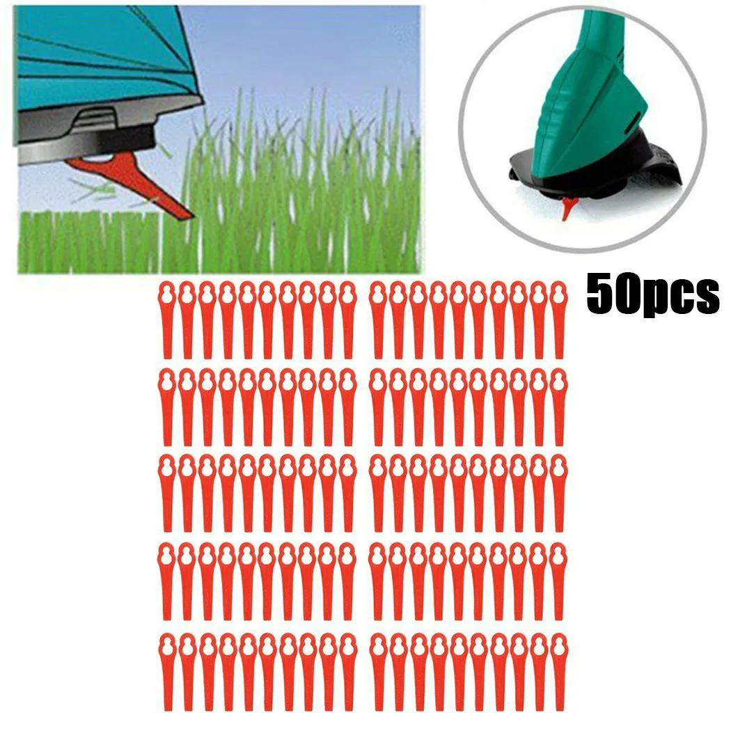 50 Pcs Plastic Grass Blade Trimmer Blade Replace Accessory For Bosch ART26Li ART26 ART23 Lawn Mower String Trimmer Repair Part
50 Pcs Plastic Grass Blade Trimmer Blade Replace Accessory For Bosch ART26Li ART26 ART23 Lawn Mower String Trimmer Repair Part
