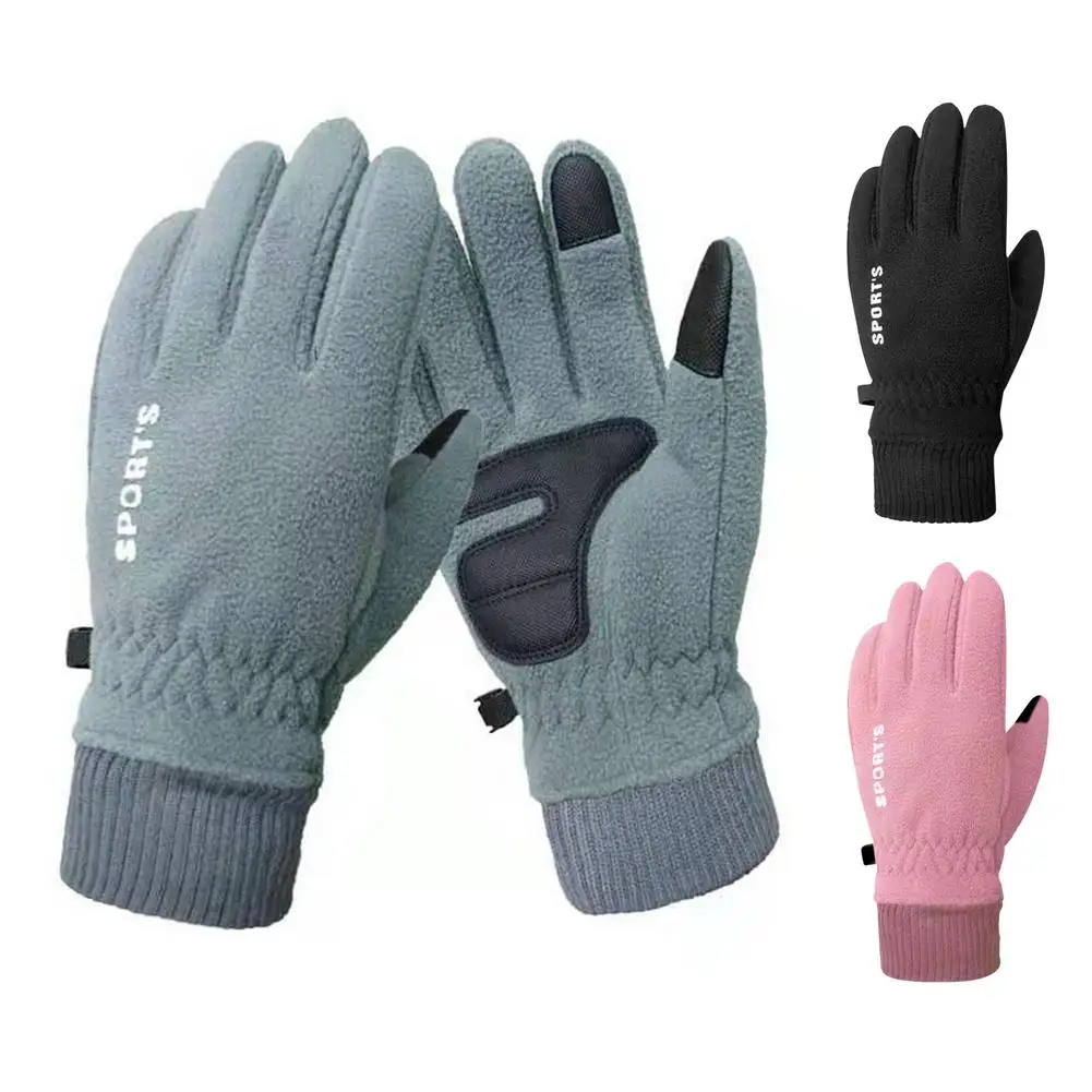 Winter Warm Fleece Gloves Cold Proof Warm Gloves For Men Women Driving Cycling Running Hiking Snow Skiing In Cold Weather
Winter Warm Fleece Gloves Cold Proof Warm Gloves For Men Women Driving Cycling Running Hiking Snow Skiing In Cold Weather