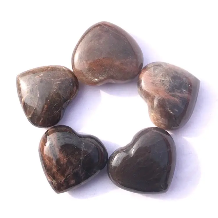 MOKAGY 30mm-40mm Natural Grey Moonstone Quartz Crystal Heart 1pc
MOKAGY 30mm-40mm Natural Grey Moonstone Quartz Crystal Heart 1pc
