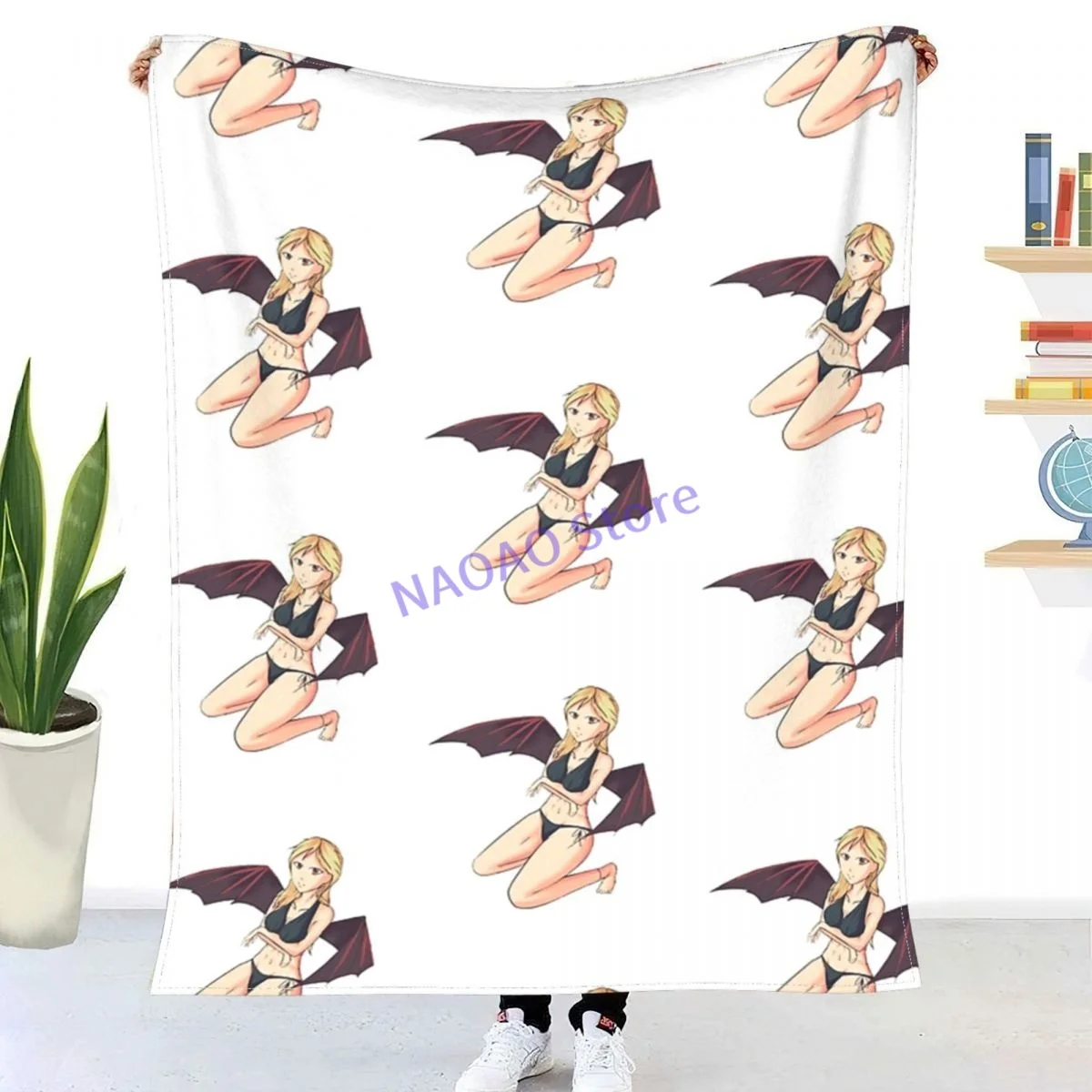 Anime Girl With Wings Throw Blanket Sheets on the bed Blankets on the sofa Decorative lattice bedspreads Happy nap for children
Anime Girl With Wings Throw Blanket Sheets on the bed Blankets on the sofa Decorative lattice bedspreads Happy nap for children