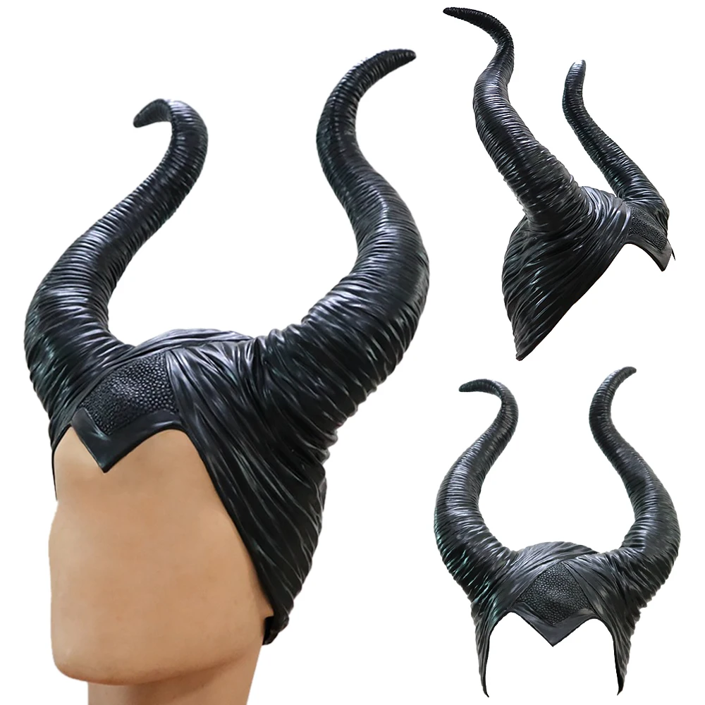 1PCS Halloween Black Queen Cosplay Witch Horns Hat Headwear Mask Headgear Helmet Party
1PCS Halloween Black Queen Cosplay Witch Horns Hat Headwear Mask Headgear Helmet Party