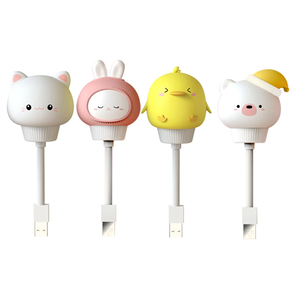 

USB Night Light LED Telecontrol Night Lamp Cute Cartoon Desk Lamp Remote Control for Baby Kid Bedroom Decor Bedside Lamp Gift