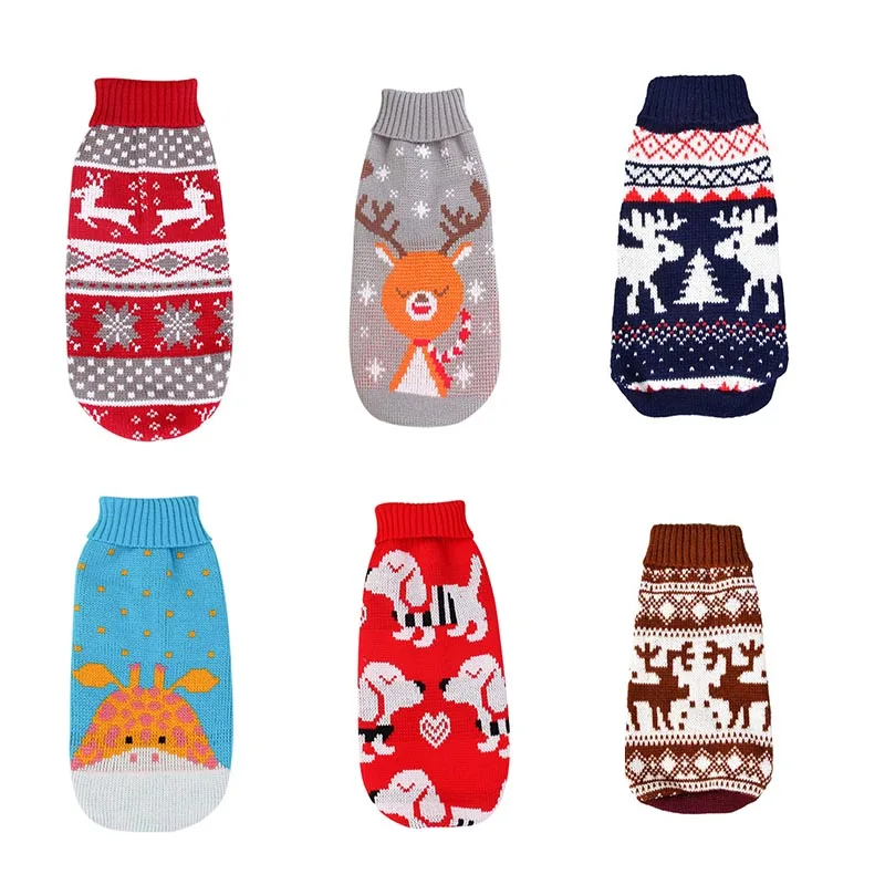 Pet Autumn And Winter Warm Vest Sweater Coat Cute Christmas Elk Print Pet Sweater for Chihuahua Small And Medium Dogs
Pet Autumn And Winter Warm Vest Sweater Coat Cute Christmas Elk Print Pet Sweater for Chihuahua Small And Medium Dogs