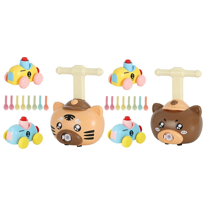 2Set Cartoon Animal Balloon Powered Car Fun Inertial Power Car Balloon Toy For Children Gifts Brown & Orange
2Set Cartoon Animal Balloon Powered Car Fun Inertial Power Car Balloon Toy For Children Gifts Brown & Orange