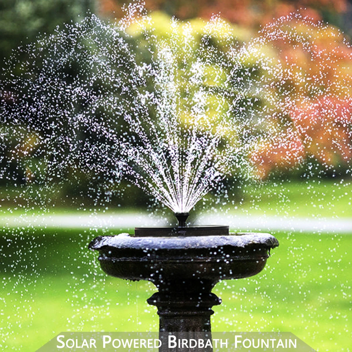 Solar Bird Bath Fountain Pump,1.4W Solar Fountain with 4 Nozzle, Solar Panel Powered Fountain Water Pump Garden Decoration
Solar Bird Bath Fountain Pump,1.4W Solar Fountain with 4 Nozzle, Solar Panel Powered Fountain Water Pump Garden Decoration