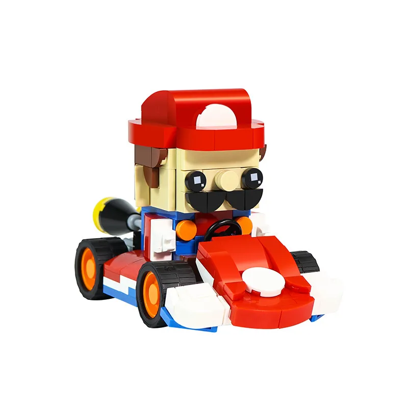 Mini Cartoon Building Blocks Toy Victory Kart Car Auction Figures Cute Model Bricks Wario Anime Brinquedos Gift Christmas Train
Mini Cartoon Building Blocks Toy Victory Kart Car Auction Figures Cute Model Bricks Wario Anime Brinquedos Gift Christmas Train