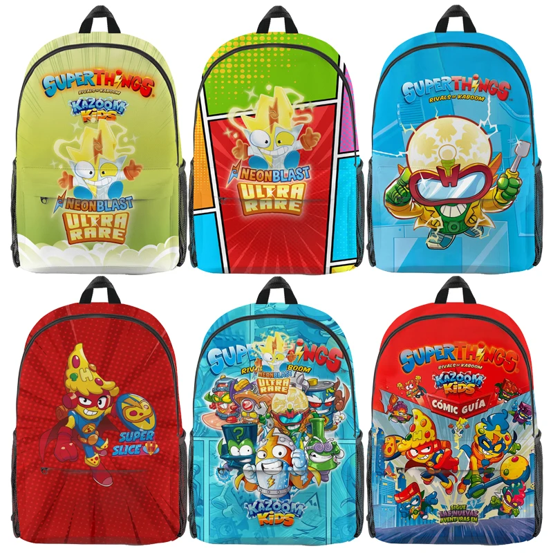 Students Superthings 8 3D Print Backpacks Kazoom Kids Neonblast School Bags Boys Girls Children Cartoon Anime Bookbags Mochilas
Students Superthings 8 3D Print Backpacks Kazoom Kids Neonblast School Bags Boys Girls Children Cartoon Anime Bookbags Mochilas