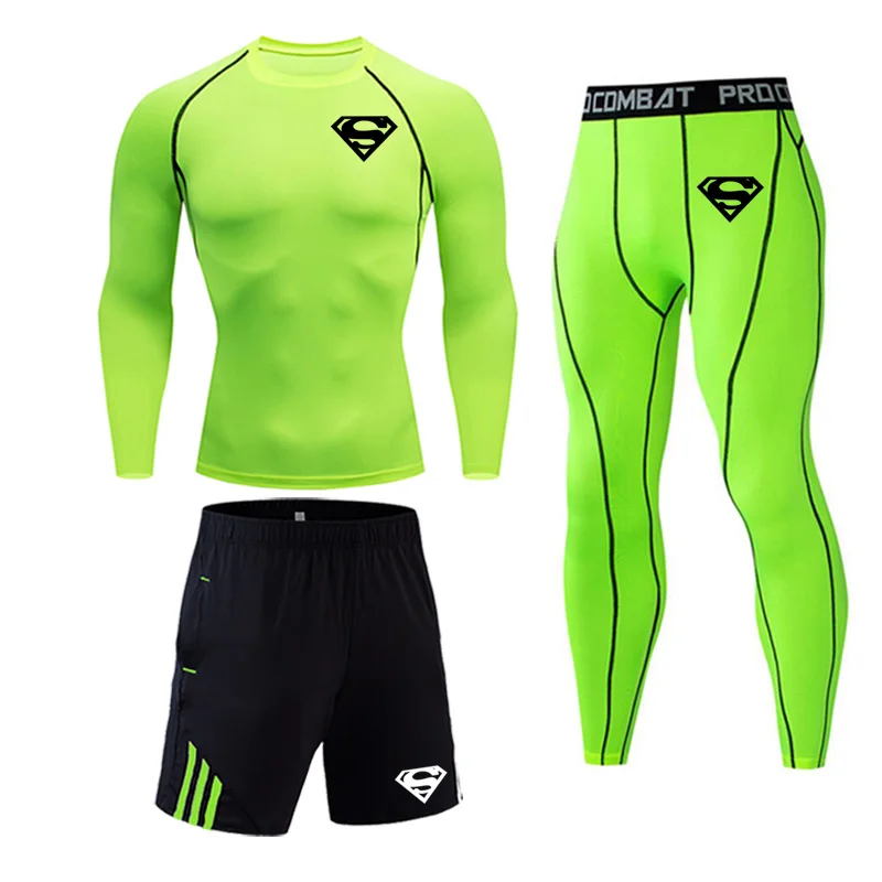 3 Pcs/Sets Mens jogging Sets Basketball Training Quick-drying leggings Gym T-shirt Running Tights Men Compression sportswear set
3 Pcs/Sets Mens jogging Sets Basketball Training Quick-drying leggings Gym T-shirt Running Tights Men Compression sportswear set