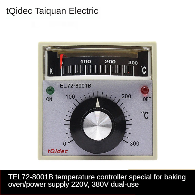 Tqidec temperature controller tel72-8001b baking oven electric cake pan uses temperature control instrument
Tqidec temperature controller tel72-8001b baking oven electric cake pan uses temperature control instrument