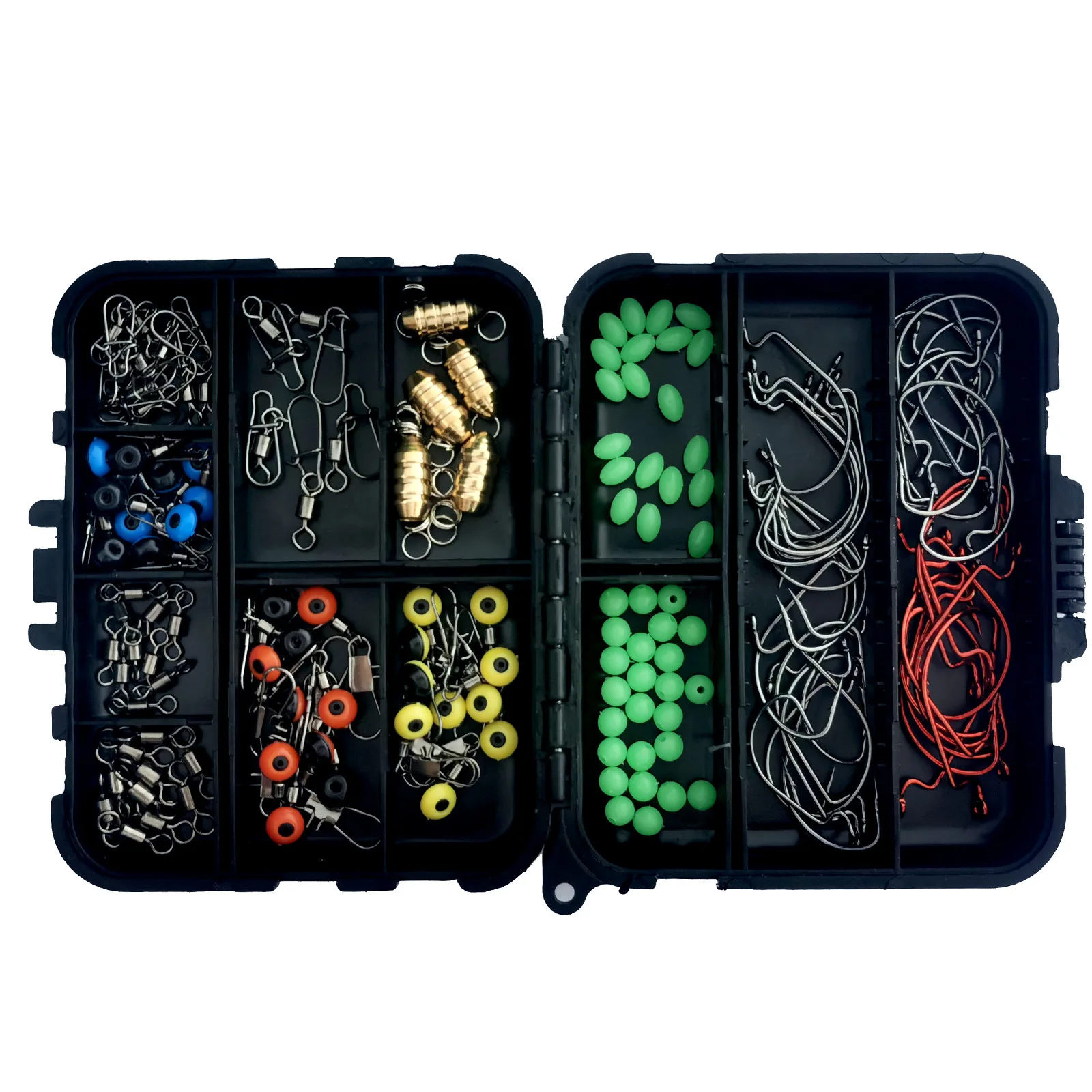 172pcs/set Fishing Tackle Accessories Kit With Crank Hook Sea Bean Swivel Box Fishing Tackle Boxes
172pcs/set Fishing Tackle Accessories Kit With Crank Hook Sea Bean Swivel Box Fishing Tackle Boxes