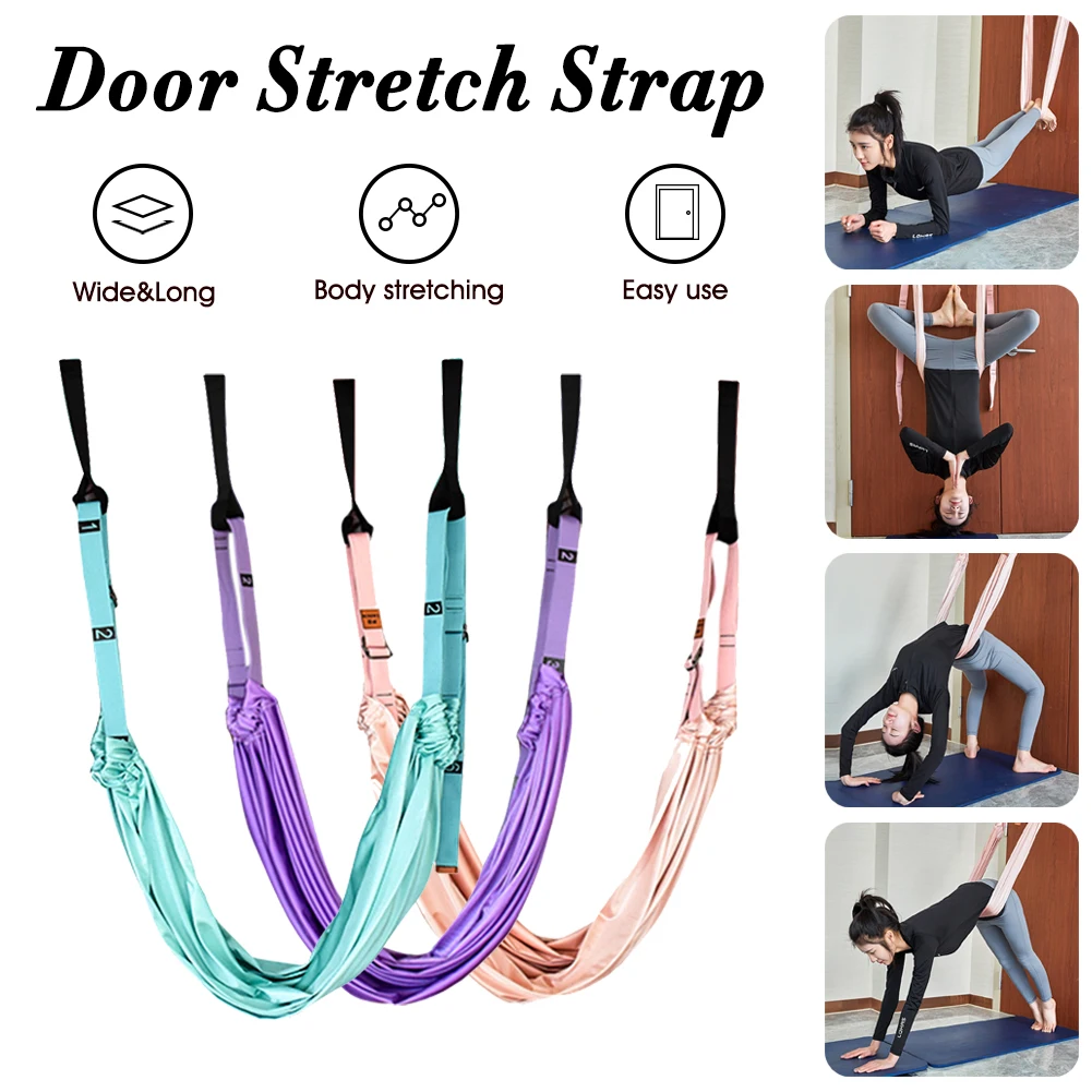 Fitness Yoga Stretch Strap Elastic Band with Door Anchors Adjustable Stretching Backbend Assist for Waist, Leg, Back Stretching
Fitness Yoga Stretch Strap Elastic Band with Door Anchors Adjustable Stretching Backbend Assist for Waist, Leg, Back Stretching