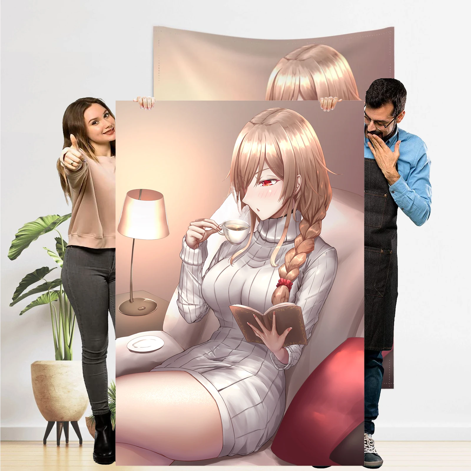 Hentai Anime Manga Poster Tapestry Sexy Nudity Women Poster Wall Hanging Gender Reveal Decorations Sexy Adult Merch Room Decor
Hentai Anime Manga Poster Tapestry Sexy Nudity Women Poster Wall Hanging Gender Reveal Decorations Sexy Adult Merch Room Decor