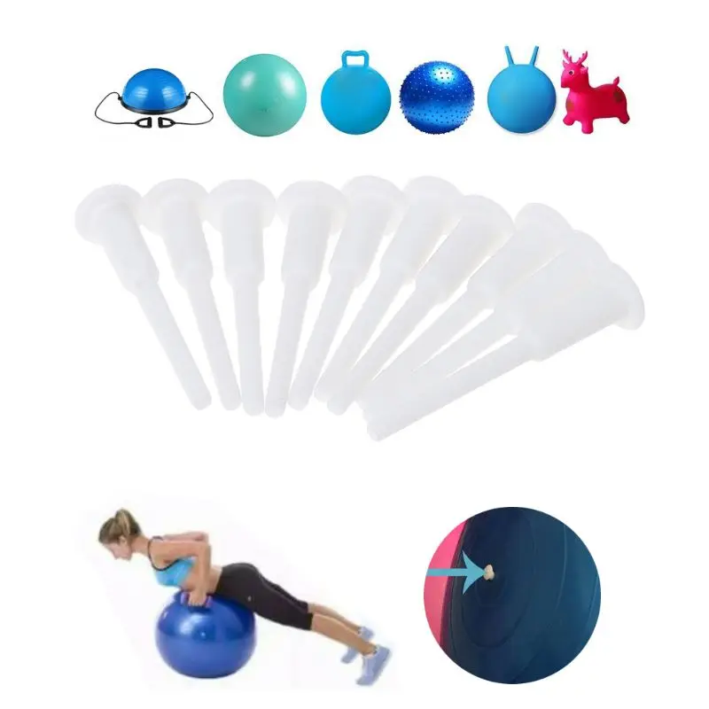 10pcs Yoga Ball Air Plug Fitness Jump Horse Horn Balls Valve Plugs nozzle Dowels 425E
10pcs Yoga Ball Air Plug Fitness Jump Horse Horn Balls Valve Plugs nozzle Dowels 425E