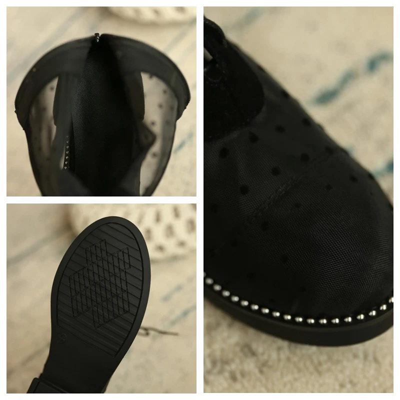 ORCHA LISA New 2021 Women Ankle Boots Round Toe 3.5cm Flat Genuine Leather Mesh Dots Lace-Up Sexy Big Size 34-40 Casual B2468
ORCHA LISA New 2021 Women Ankle Boots Round Toe 3.5cm Flat Genuine Leather Mesh Dots Lace-Up Sexy Big Size 34-40 Casual B2468