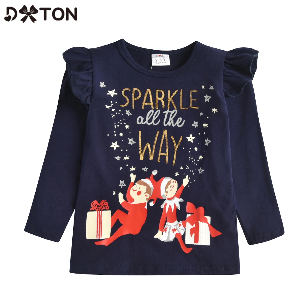 DXTON 2020 Christmas Girls T-shirts Long Sleeve Winter Children Tops Letter Pattern Kids Tees For New Year Cotton Girls t-shirts
DXTON 2020 Christmas Girls T-shirts Long Sleeve Winter Children Tops Letter Pattern Kids Tees For New Year Cotton Girls t-shirts