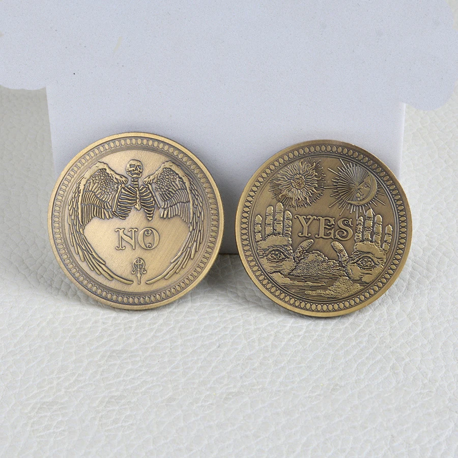 Antique Imitation Decision Coin Green Bronze Badge Yes/No Decision Making Coins Art Collection Copper Commemorative Coin
Antique Imitation Decision Coin Green Bronze Badge Yes/No Decision Making Coins Art Collection Copper Commemorative Coin