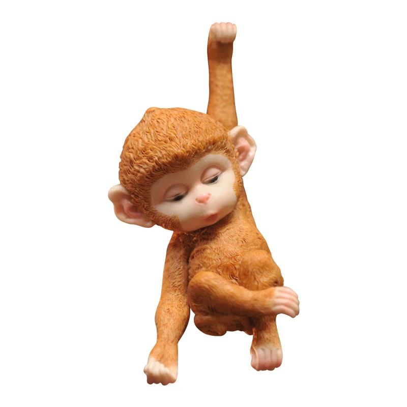 Hanging Animal Monkey Statue Resin Home Garden Ornament Outdoor Lawn Indoor Decoration Modern Accessories
Hanging Animal Monkey Statue Resin Home Garden Ornament Outdoor Lawn Indoor Decoration Modern Accessories