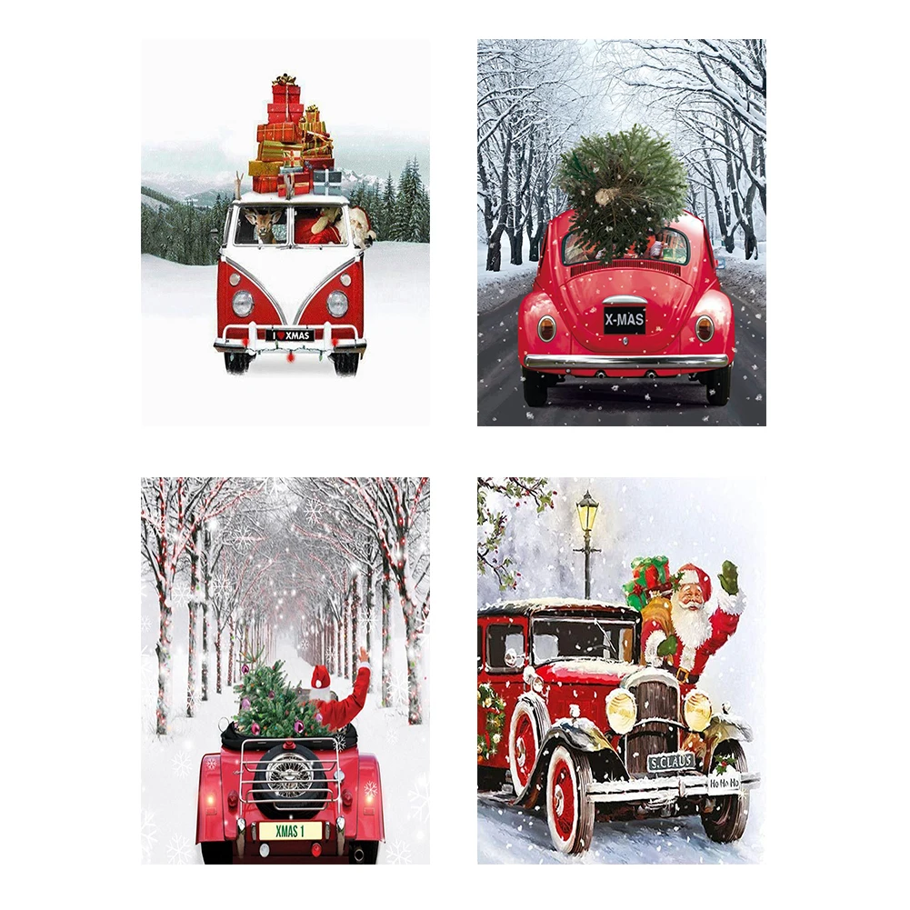 5D DIY Diamond Painting Kit Christmas Car Full Round Drill Diamond Embroidery Mosaic Winter Handicraft Art Mosaic Craft Decor
5D DIY Diamond Painting Kit Christmas Car Full Round Drill Diamond Embroidery Mosaic Winter Handicraft Art Mosaic Craft Decor