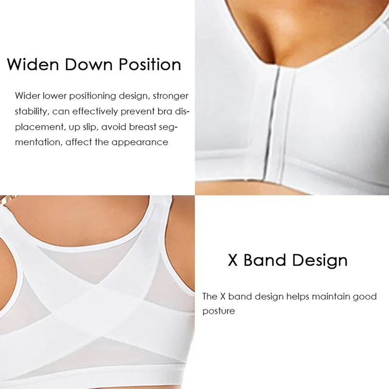 HEFLASHOR Posture Corrector Body Shaper Bra Women bra Breathable underwear Shockproof Sports Support Vest Bras S-5XL Plus Size
HEFLASHOR Posture Corrector Body Shaper Bra Women bra Breathable underwear Shockproof Sports Support Vest Bras S-5XL Plus Size