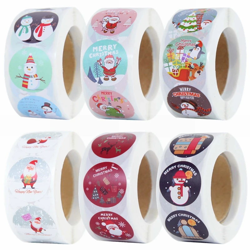 500pcs/roll Merry Christmas Stickers Cute Santa Claus Snowman Sealing Labels Christmas New Year Gifts Packing Sticker Decoration
500pcs/roll Merry Christmas Stickers Cute Santa Claus Snowman Sealing Labels Christmas New Year Gifts Packing Sticker Decoration