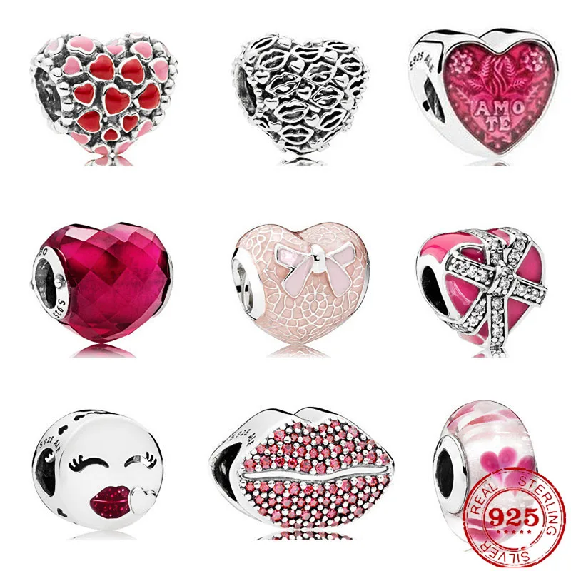 Hot selling sterling silver 925 love warm red lip beads fit original Pandora charm bracelet DIY ladies original bead jewelry
Hot selling sterling silver 925 love warm red lip beads fit original Pandora charm bracelet DIY ladies original bead jewelry