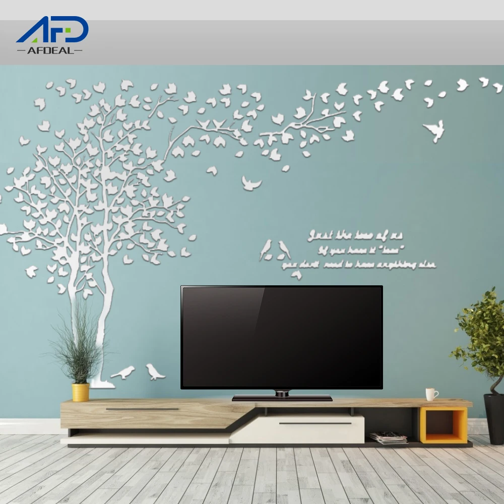 Acrylic 3D Tree Decorative Wall Mirrors DIY Art Wall Sticker TV Background Wall Poster Home Decoration Bedroom Living Room Decor
Acrylic 3D Tree Decorative Wall Mirrors DIY Art Wall Sticker TV Background Wall Poster Home Decoration Bedroom Living Room Decor