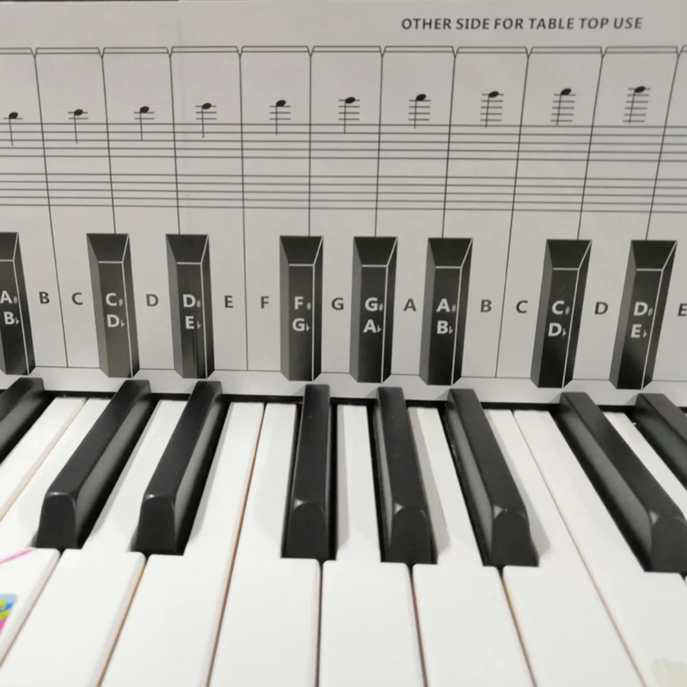 88key Piano Practice Keys Chart Coated Paper 3-D Drawing Piano Keyboard Note Chart Beginner Piano Finger Practice Guide
88key Piano Practice Keys Chart Coated Paper 3-D Drawing Piano Keyboard Note Chart Beginner Piano Finger Practice Guide