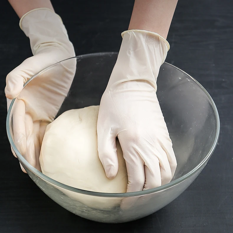 9inch 100 Pcs Disposable Latex Gloves White for Home Food Rubber Garden Cleaning Universal Gloves Kitchen Disposable Gloves
9inch 100 Pcs Disposable Latex Gloves White for Home Food Rubber Garden Cleaning Universal Gloves Kitchen Disposable Gloves