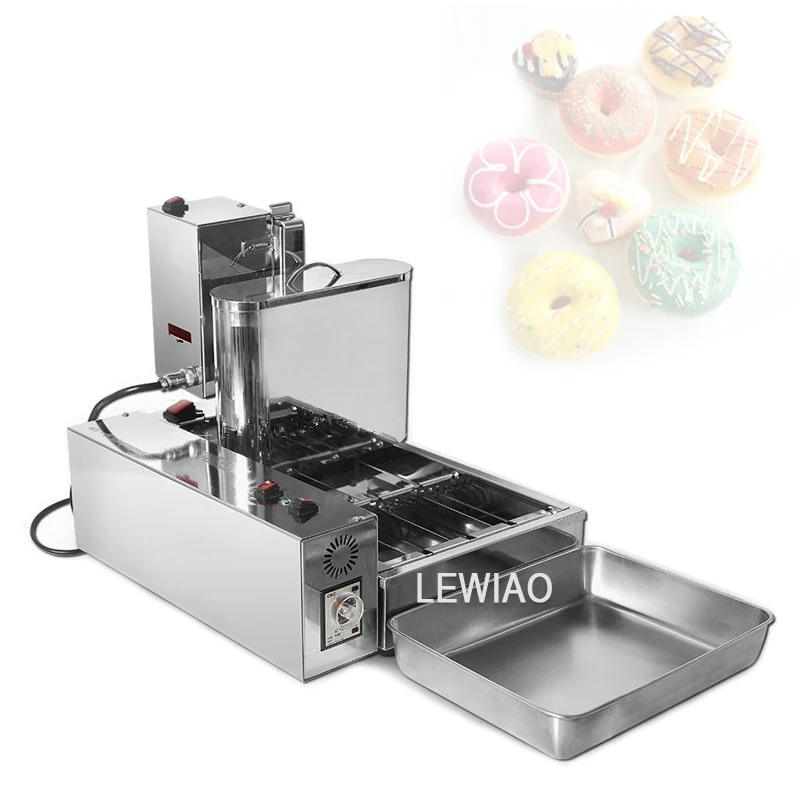 Commercial Electric 4 Rows Automatic Donut Maker Machine Mini Donut Fryer Machine
Commercial Electric 4 Rows Automatic Donut Maker Machine Mini Donut Fryer Machine