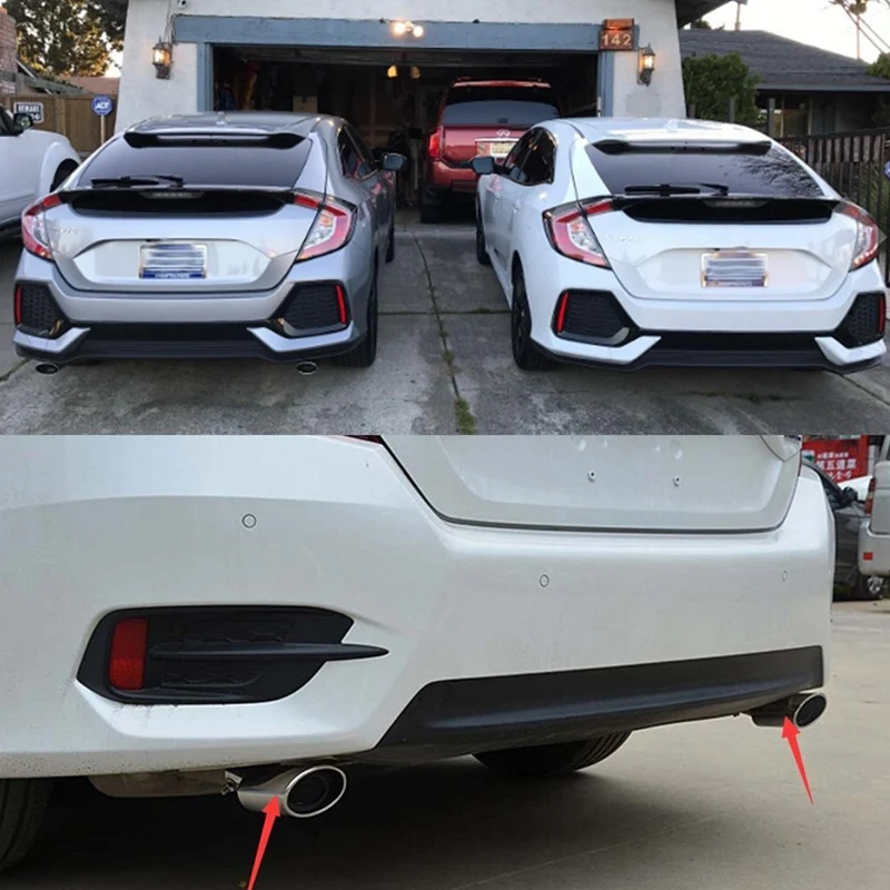 Rear Exhaust Muffler End Tail Pipe Outlet Tips for Honda Civic 10Th Gen 2016 2017
Rear Exhaust Muffler End Tail Pipe Outlet Tips for Honda Civic 10Th Gen 2016 2017