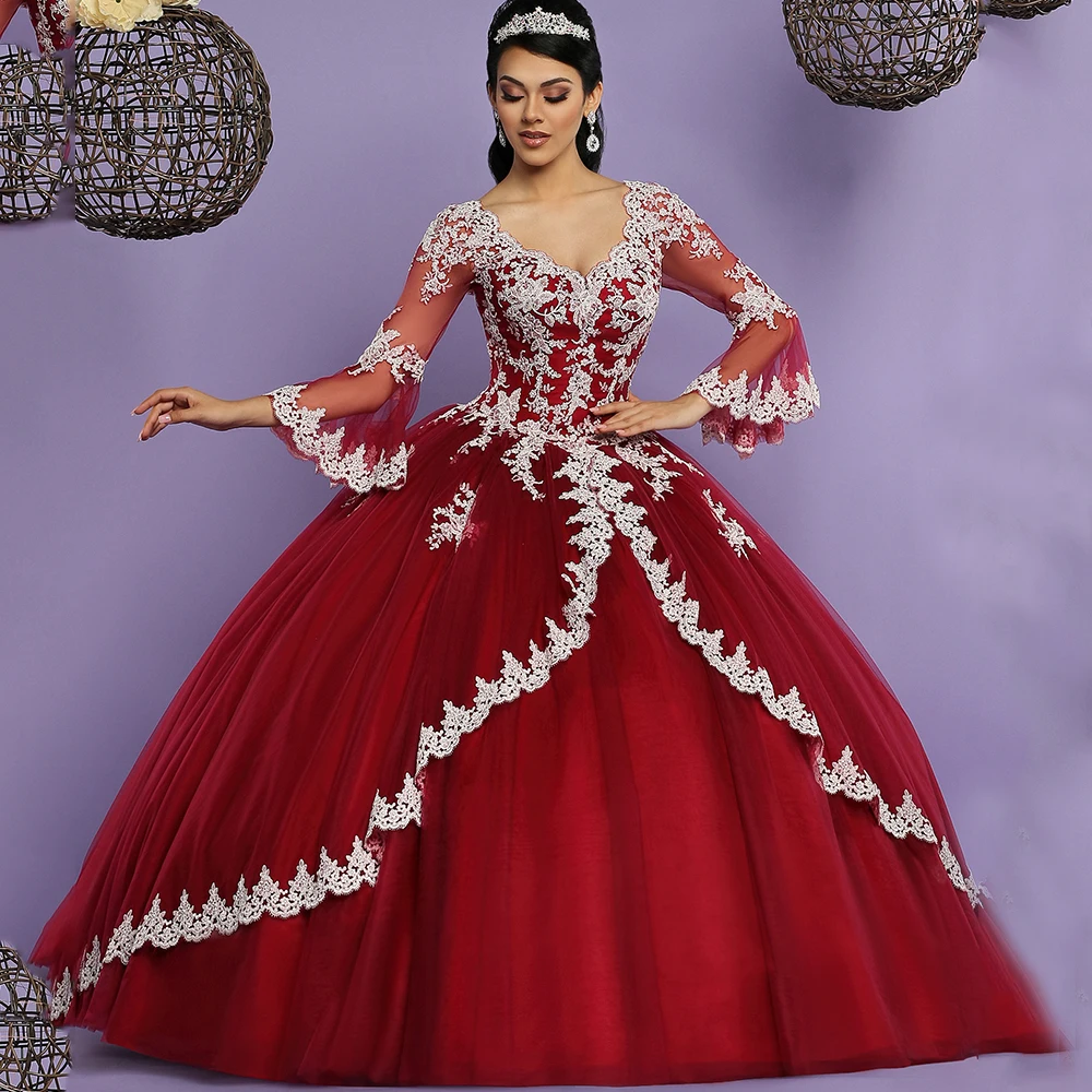 Белое кружевное платье принцессы, Пышное Бальное Платье с V-образным вырезом, длинным рукавом, для свадьбы, вечеринки, вечерние наряды на зак...
Белое кружевное платье принцессы, Пышное Бальное Платье с V-образным вырезом, длинным рукавом, для свадьбы, вечеринки, вечерние наряды на зак...