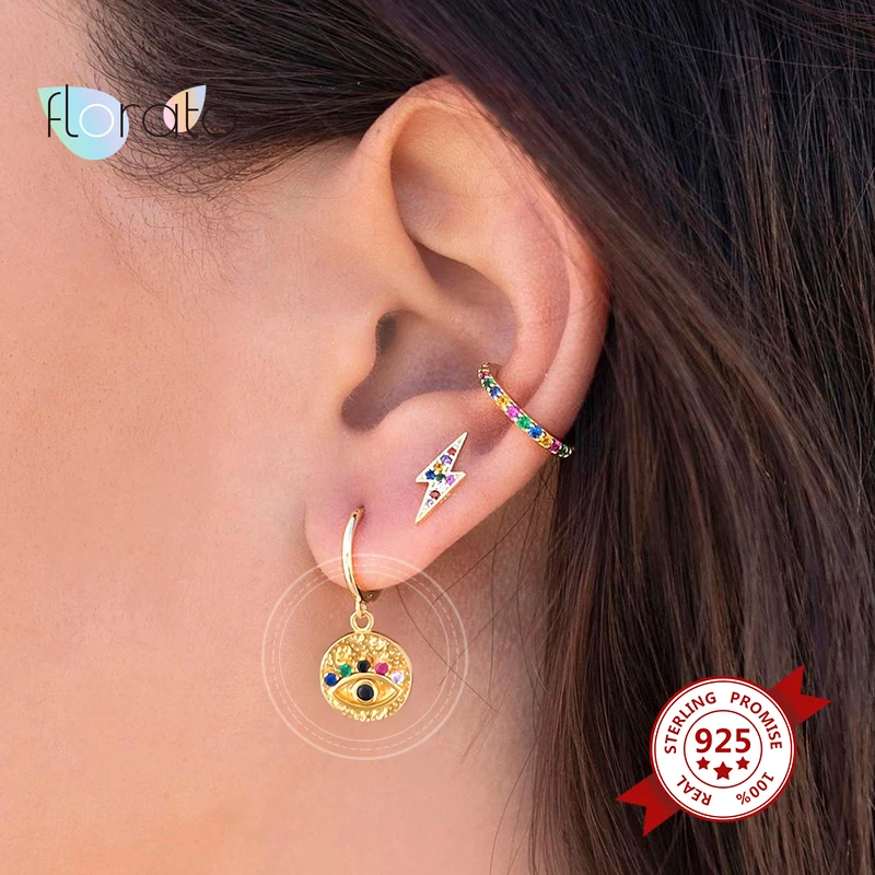 925 Sterling Silver Hot Fashion Zircon Moon Star Hoop Earrings For Women Round Circle Dangle Earrings Christmas Gifts Jewelry
925 Sterling Silver Hot Fashion Zircon Moon Star Hoop Earrings For Women Round Circle Dangle Earrings Christmas Gifts Jewelry