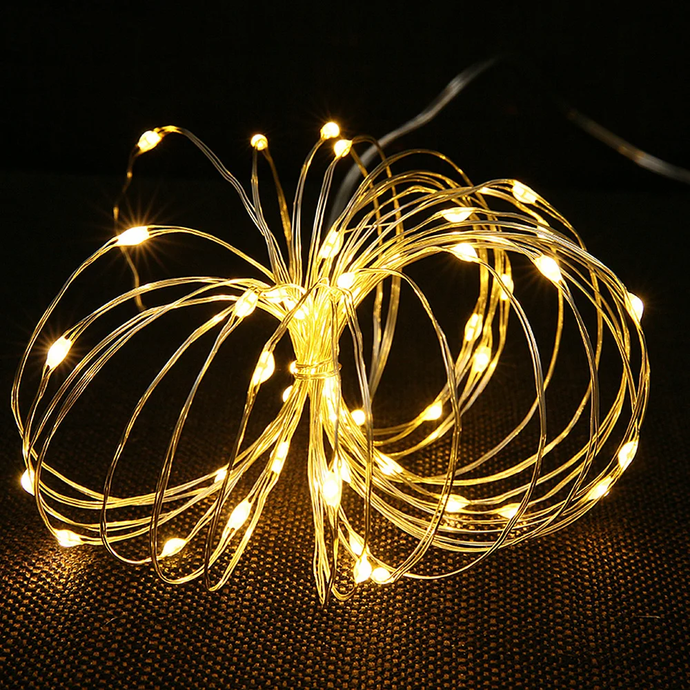 5m 10m LED String Lights Silver Wire Fairy Lights Garland Powered By USB Home Decoration Birthday Wedding Party Holiday Lighting
5m 10m LED String Lights Silver Wire Fairy Lights Garland Powered By USB Home Decoration Birthday Wedding Party Holiday Lighting