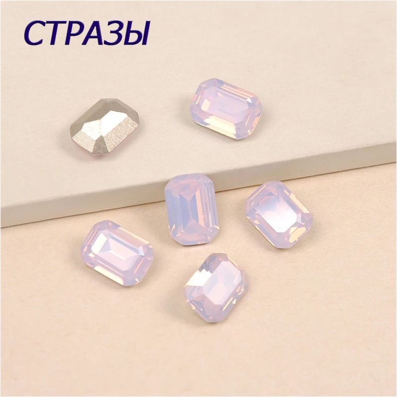 Rose water Opal rectangle sew on strass glass stone crystal Gems sewing rhinestone gold claw button for Dress Jewelry making
Rose water Opal rectangle sew on strass glass stone crystal Gems sewing rhinestone gold claw button for Dress Jewelry making
