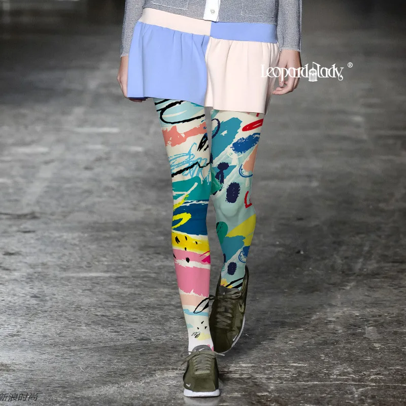 Womens Colorful Graffiti Printing Children's Painted Pantyhose Bottom Stockings Ladies
Womens Colorful Graffiti Printing Children's Painted Pantyhose Bottom Stockings Ladies