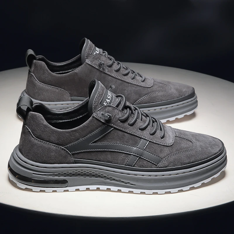 Spring Casual Brand Men Shoes Natural Leather Men Youth Casual Footwear Gray Men Fashion Sneakers Lace Up Walking Shoes For Mens 
Spring Casual Brand Men Shoes Natural Leather Men Youth Casual Footwear Gray Men Fashion Sneakers Lace Up Walking Shoes For Mens