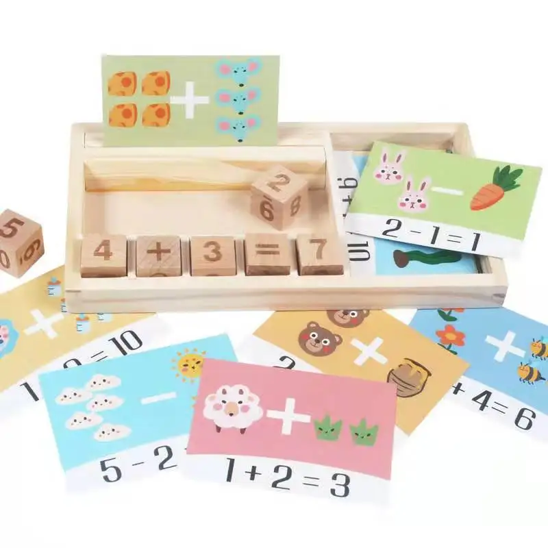 Children Addition And Subtraction Building Blocks Wooden Toys Gifts For Kids Math Toys Early Educational Preschool Teaching Aids
Children Addition And Subtraction Building Blocks Wooden Toys Gifts For Kids Math Toys Early Educational Preschool Teaching Aids